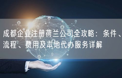 成都企业注册荷兰公司全攻略：条件、流程、费用及本地代办服务详解
