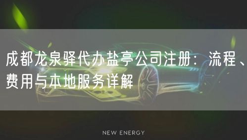 成都龙泉驿代办盐亭公司注册:流程、费用与本地服务详解 成都龙泉驿代办盐亭公司注册:流程、费用与本地服务详解
